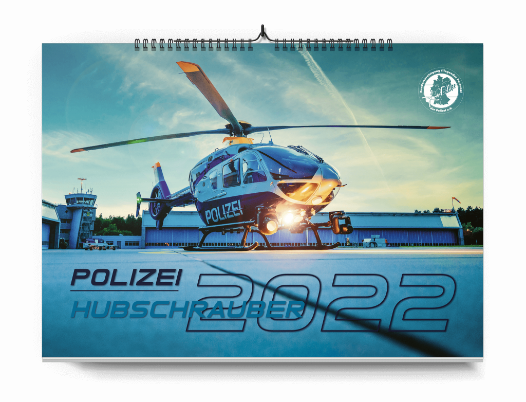 Helikopter Polizeihubschrauber Kalender 2022